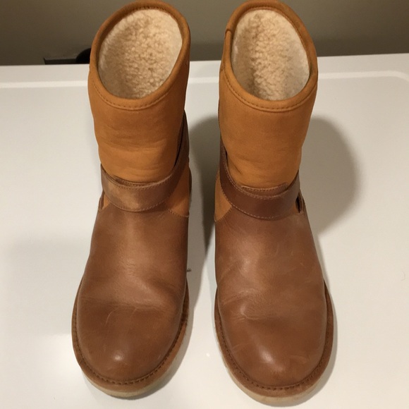 Ugg Boots - 2 Tone, Brown Leather - Brand New Condition - Picture 5 of 6